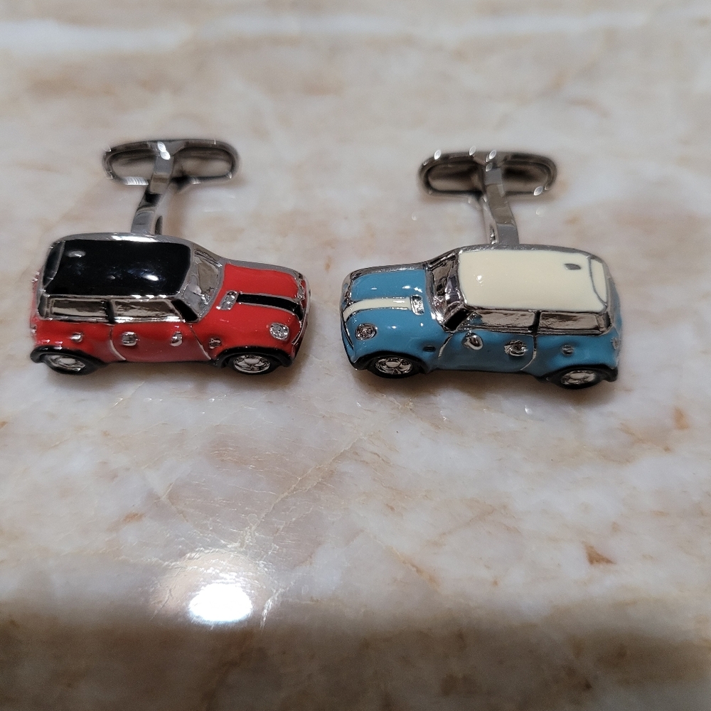 NEW-MINI Cooper cufflinks